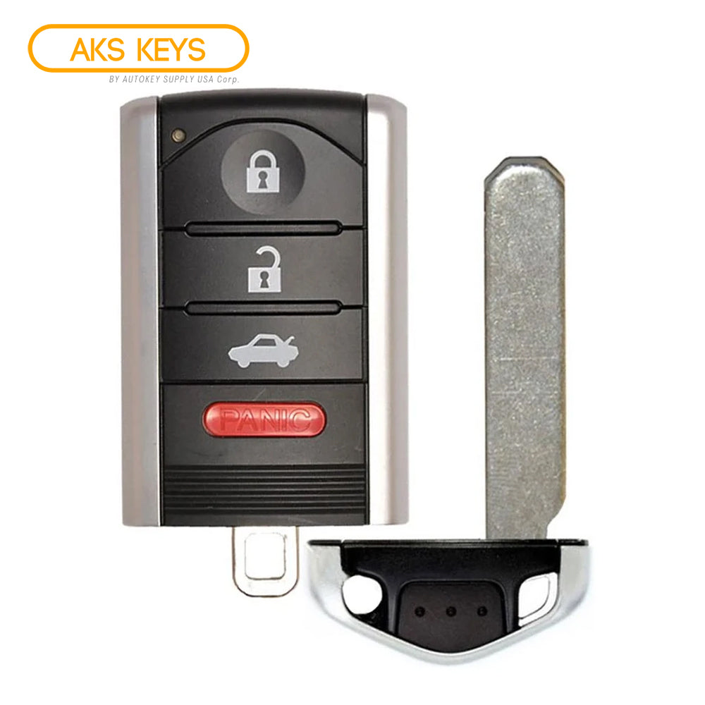 2009 - 2014 Acura TL Smart Key 4B W/ Trunk Fob FCC# M3N5WY8145 - 72147-TK4-A71 / 72147-TK4-A81