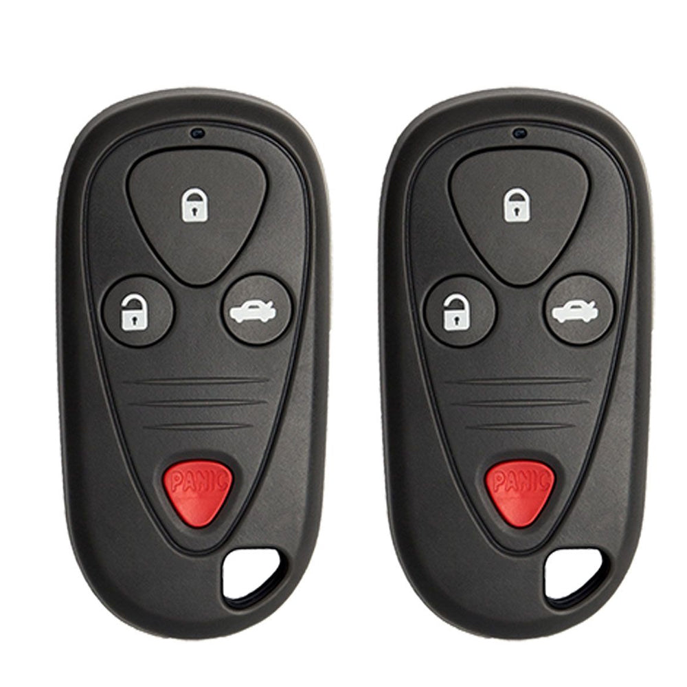 1999 - 2003 Acura TL CL Keyless Entry 4B Fob W/ Trunk FCC# E4EG8D-444H-A - 72147-S0K-A13 / 72147-S0K-A23 - Aftermarket (2 Pack)