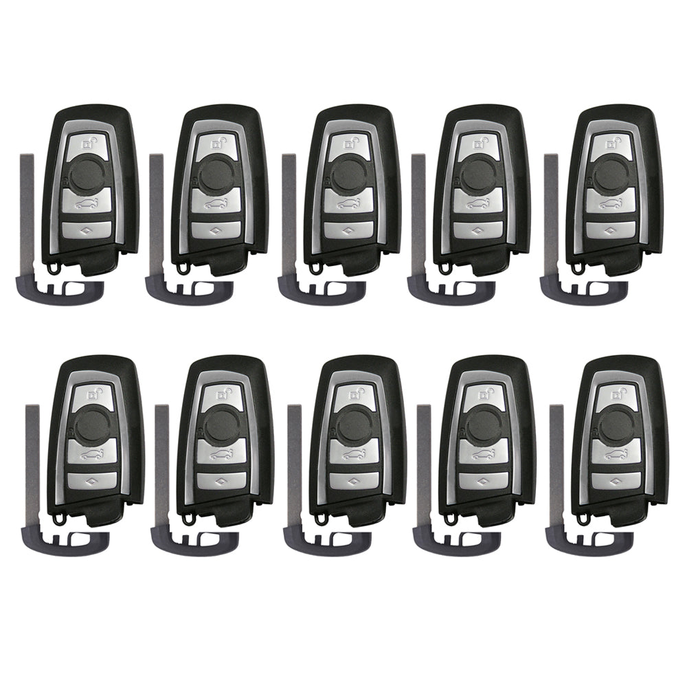 2009 - 2016 BMW 3 5 7 Series Smart Key Fob CAS4 4B FCC# YGOHUF5662 - 433 MHz (10 Pack)