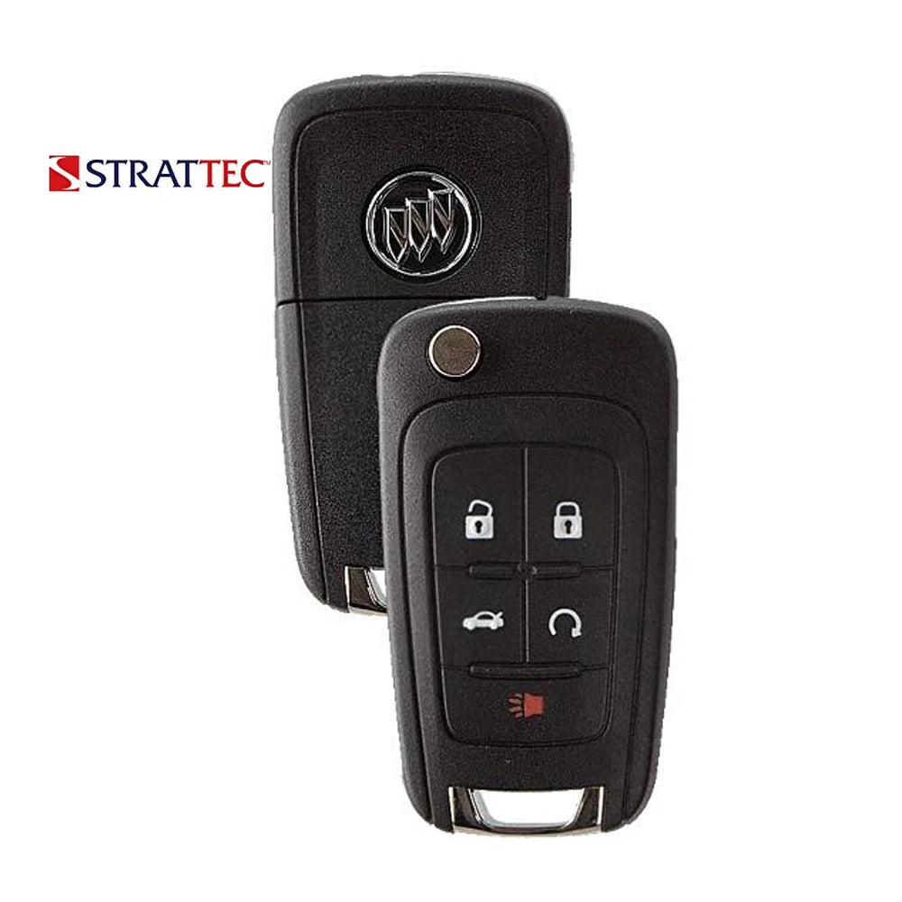 2010 - 2022 Buick Flip Key Fob 5B W/ Trunk & Remote Start FCC# OHT01060512 - 13504204