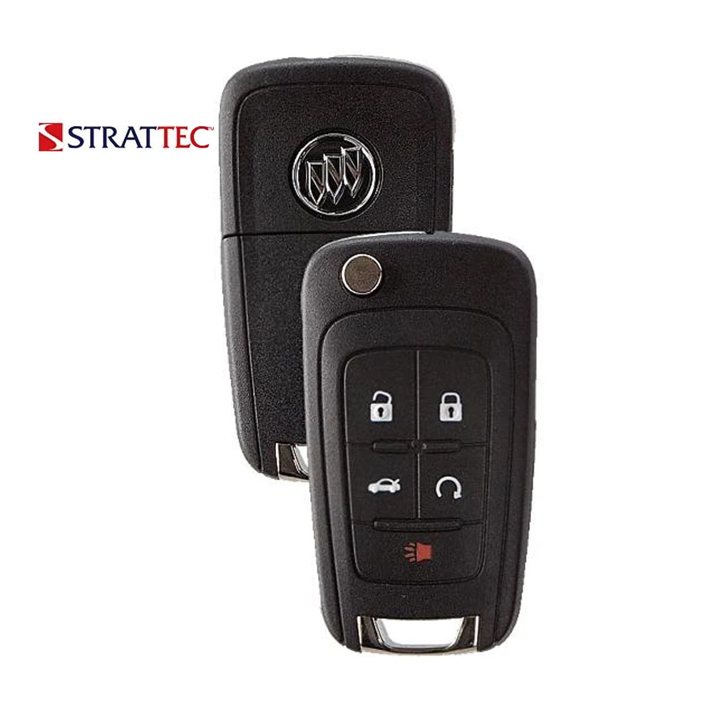 2010 - 2017 Buick Flip Key Fob 5B W/ Trunk & Remote Start FCC# P4O9MK74946931 - 13584825