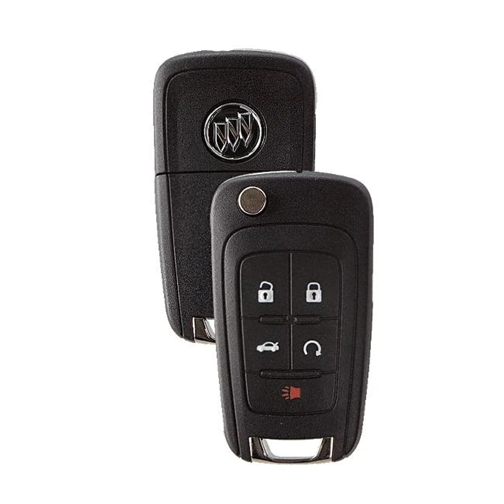 2010 - 2017 Buick Flip Key Fob 5B W/ Trunk & Remote Start FCC# P4O9MK74946931 - 13584825