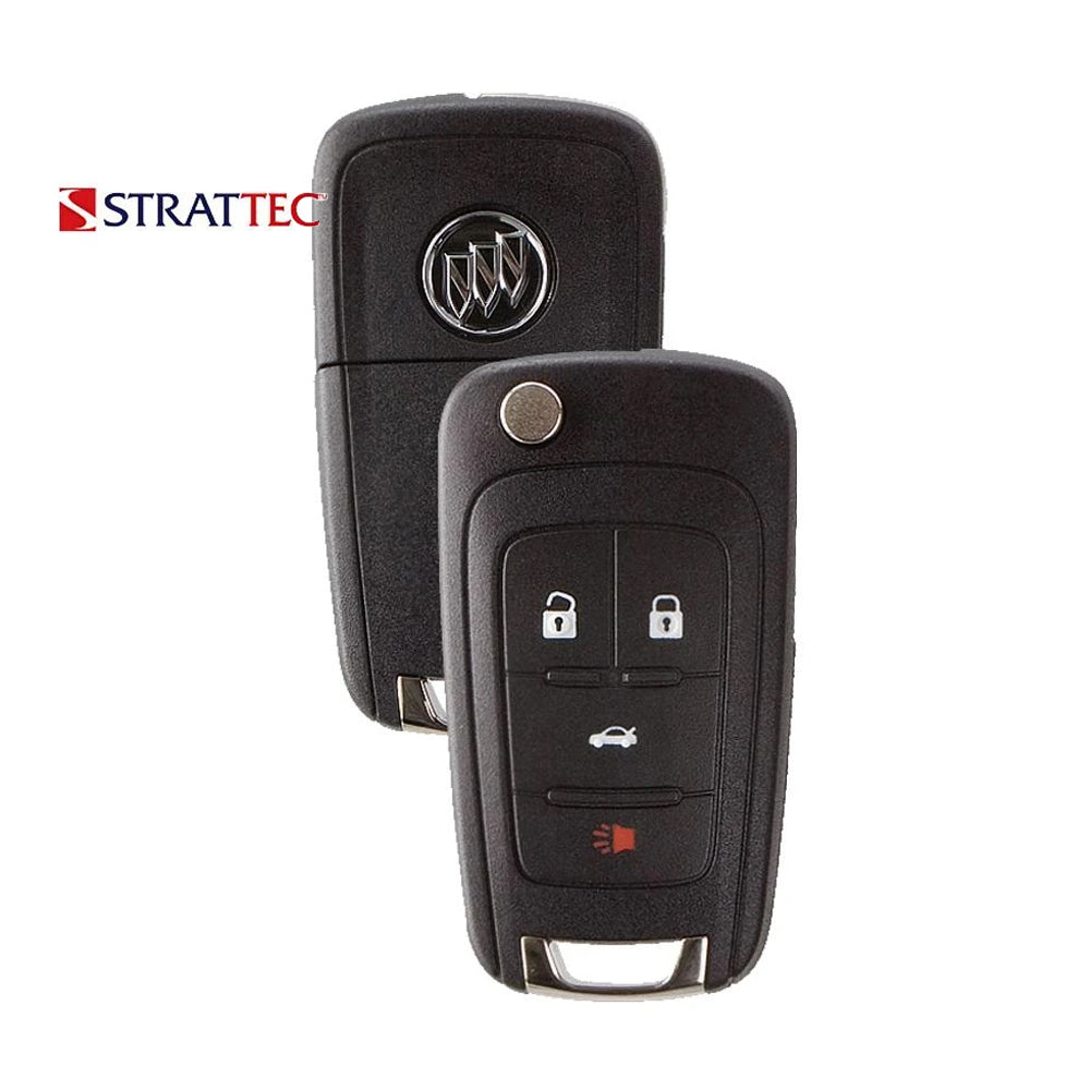 2010 - 2017 Buick Flip Key Fob 4B W/ Trunk FCC# P4O9MK74946931/ OHT05918179 - 13504283