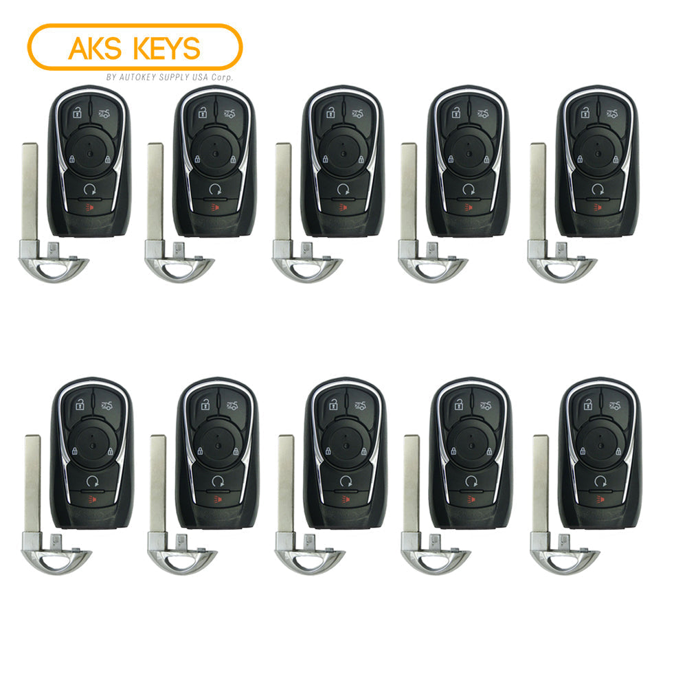 2017 - 2019 Buick Lacrosse Smart Key 5B Fob W/ Trunk & Remote Start FCC# HYQ4EA - 13508414 (10 Pack) - Aftermarket