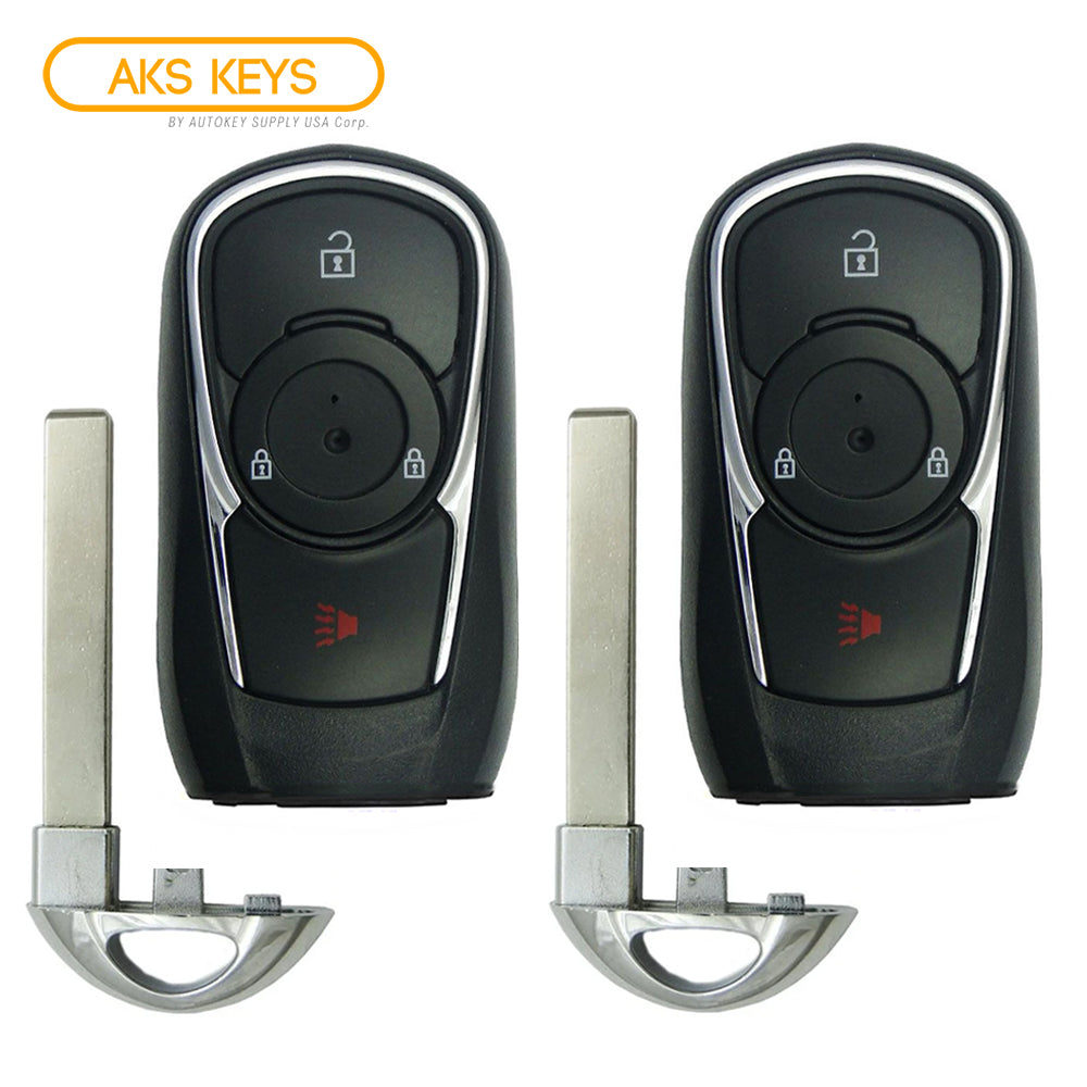 2017 - 2020 Buick Encore Smart Key 3B Fob FCC# HYQ4AA - 13508417 (2 Pack) - Aftermarket