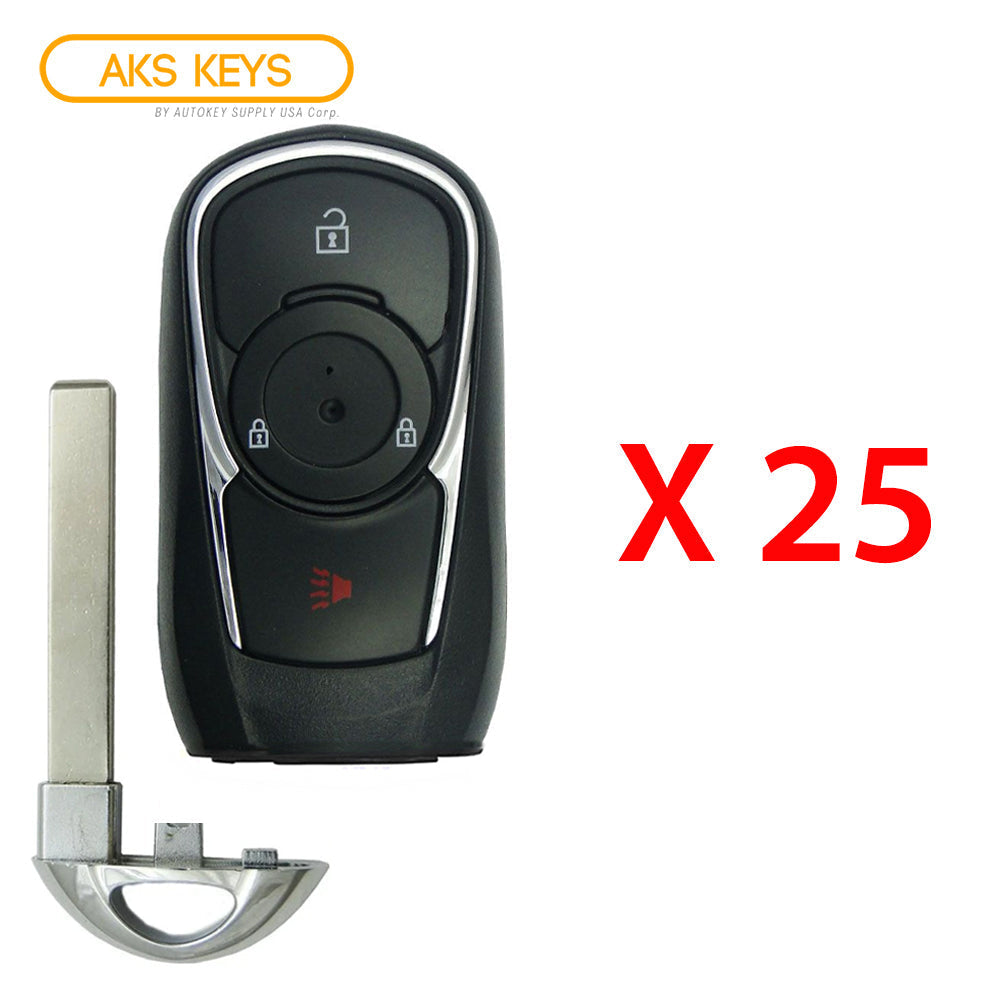 2017 - 2020 Buick Encore Smart Key 3B Fob FCC# HYQ4AA - 13508417 (25 Pack) - Aftermarket