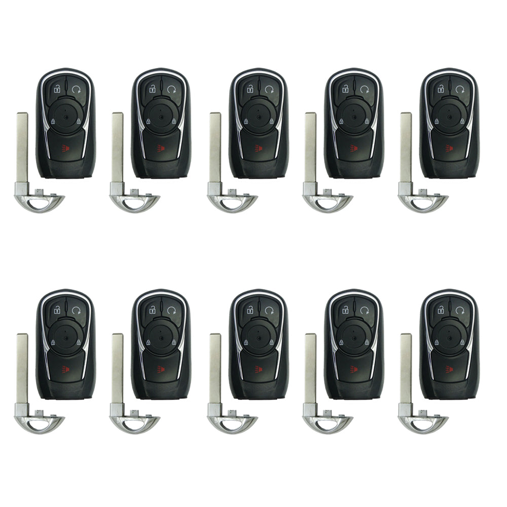 2017 - 2020 Buick Encore Smart Key 4B Fob W/ Remote Start FCC# HYQ4AA - 13506665 (10 Pack) - Aftermarket