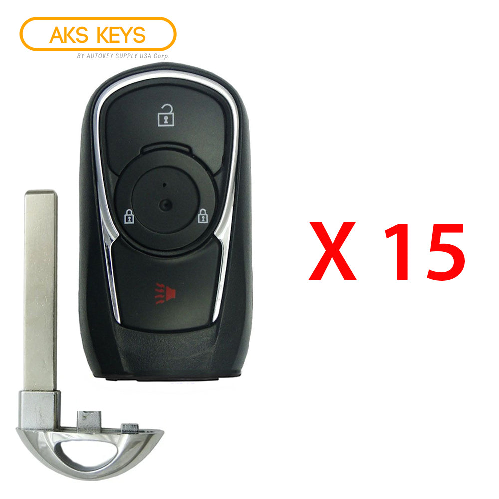 2018 - 2020 Buick Regal Smart Key 3B Fob FCC# HYQ4EA - 13506667 (15 Pack) - Aftermarket