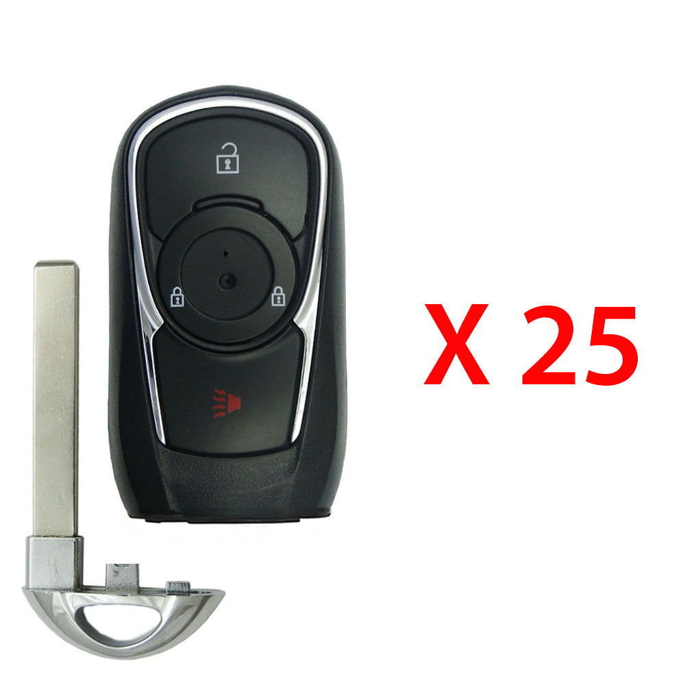 2018 - 2020 Buick Regal Smart Key 3B Fob FCC# HYQ4EA - 13506667 (25 Pack) - Aftermarket