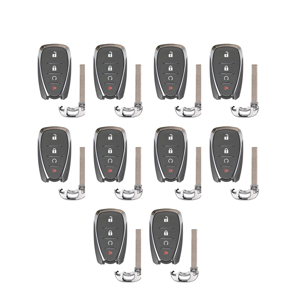 2016 - 2021 Chevrolet Smart Key 4B Fob FCC# HYQ4AA (10 Pack)