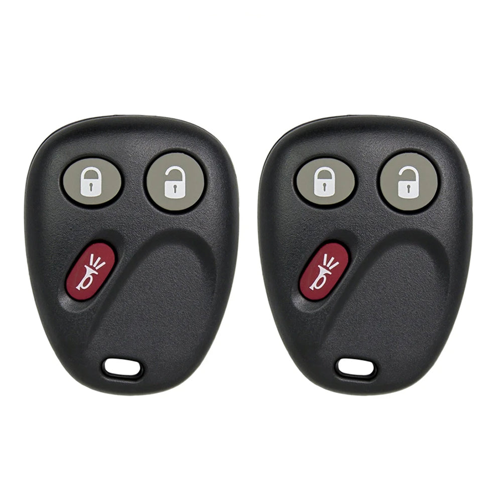 AKS KEYS Aftermarket Keyless Remote Fob for GM 2002 2003 2004 2005 2006 2007 2008 2009 3B FCC# MYT3X6898B (2 Pack)