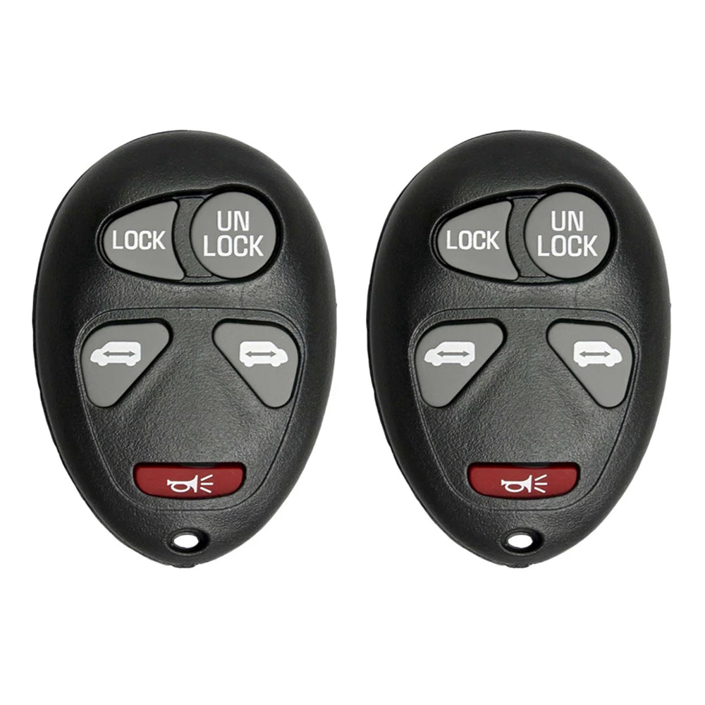 AKS KEYS Aftermarket Keyless Remote Fob for GM 2002 2003 2004 2005 5B FCC# L2C0007T (2 Pack)