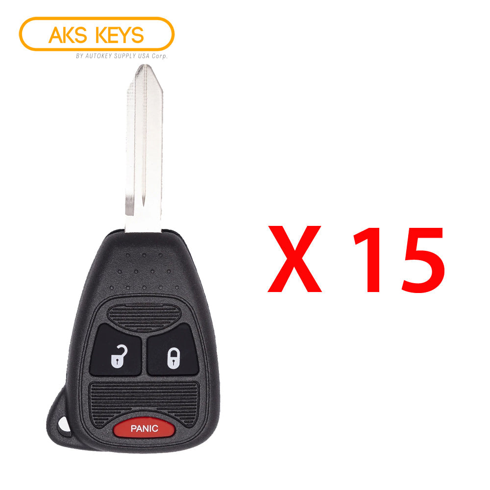 2004 - 2007 Chrysler Dodge Remote Key 3B FCC# M3N5WY72XX (15 Pack)