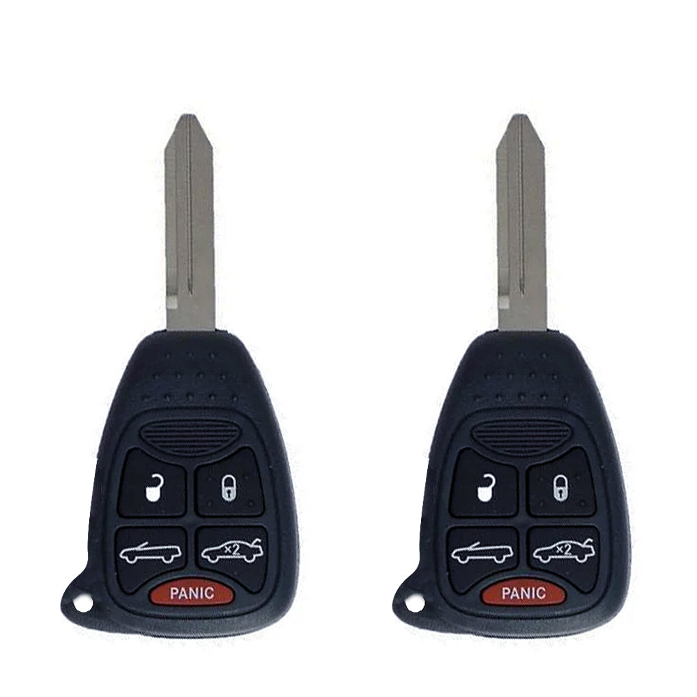 2007 - 2014 Chrysler Remote Key 5B FCC# OHT692427AA (2 Pack)