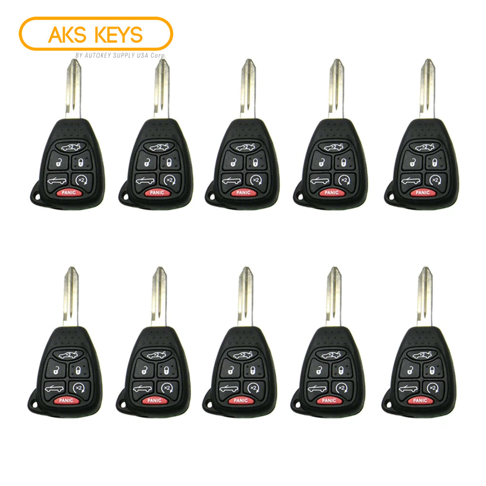 2007 - 2014 Chrysler Remote Key 6B FCC# OHT692427AA (10 Pack)