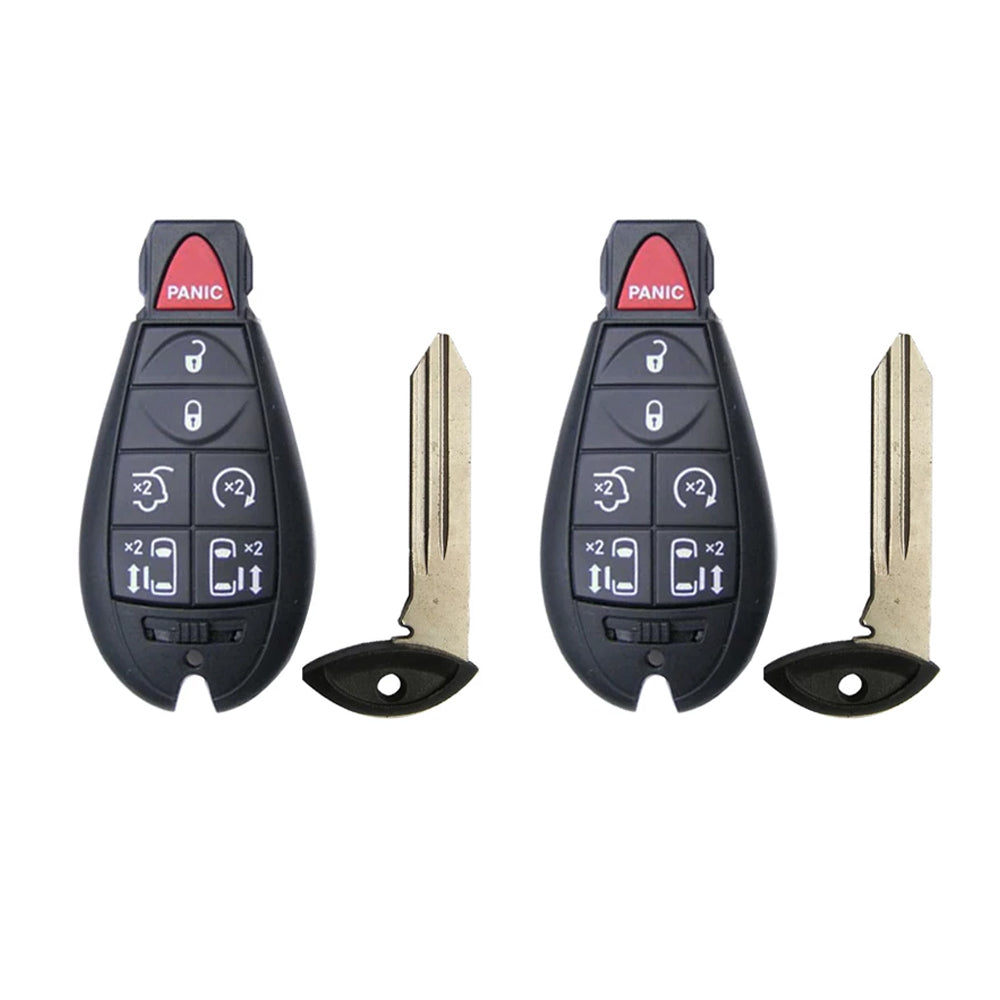 2008 - 2020 Dodge Grand Caravan Fobik Key 7B FCC# IYZ-C01C (2 Pack)