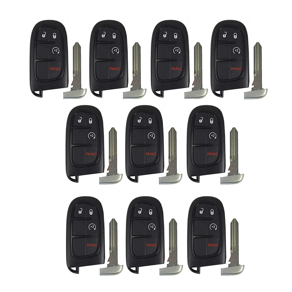 2013 - 2023 RAM 1500 / 2500 / 3500 Smart Key 4B Fob w/ Remote Start FCC# GQ4-54T (10 Pack)