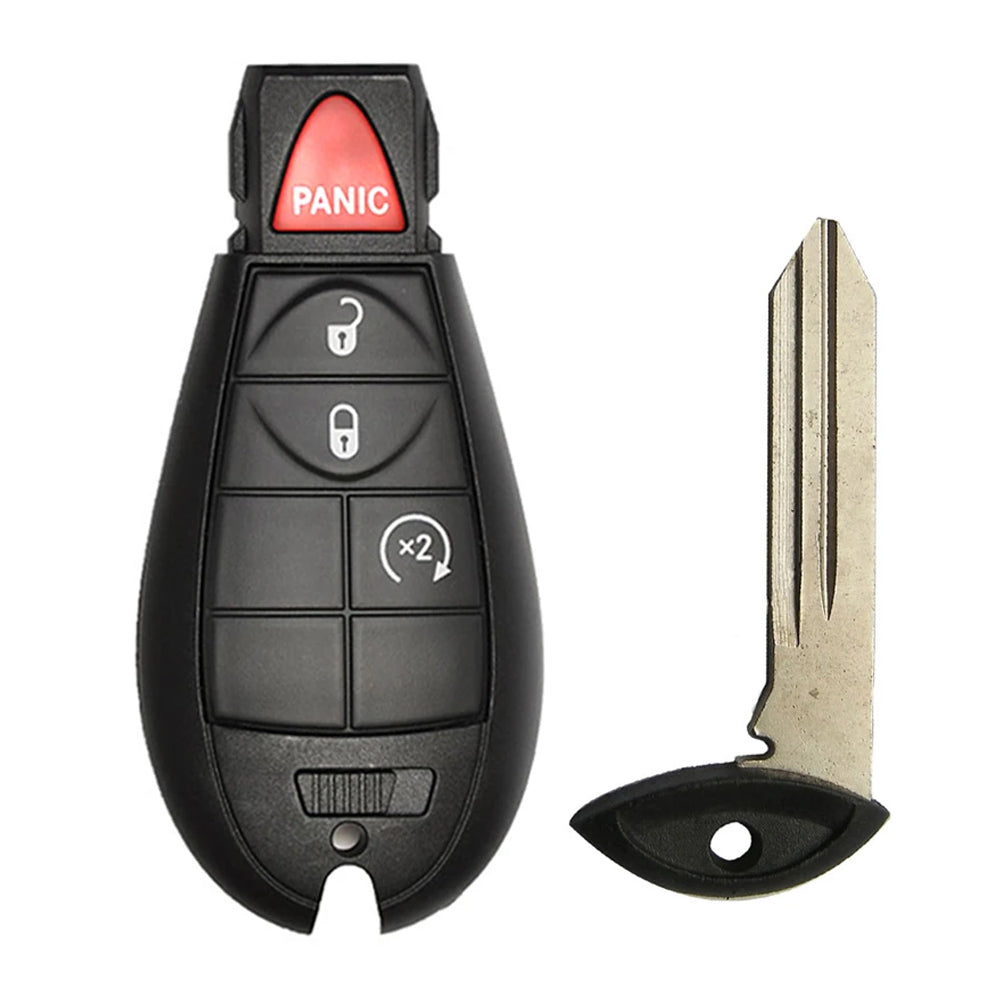 thumbnail image 2 of 2-Pack Key Fob For 2013-2018 Dodge Ram 1500 – Keyz4less, FCC GQ4-53T, Free Uncut Key 2 of 5