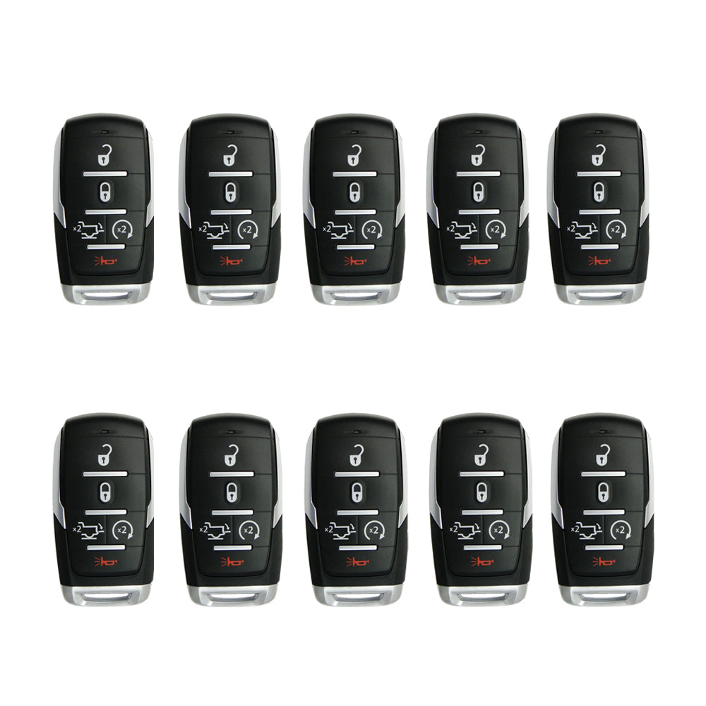 2019 - 2024 RAM 1500 Smart Key 5B FCC# OHT-4882056 - Silver Sides (10 Pack)