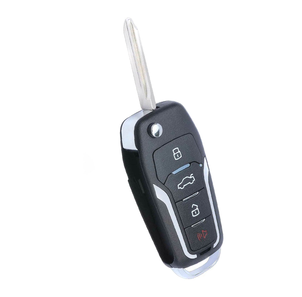 2003 Lincoln LS Upgraded Combo Flip Key 4B FCC# CWTWB1U331 - 80 bits - H75