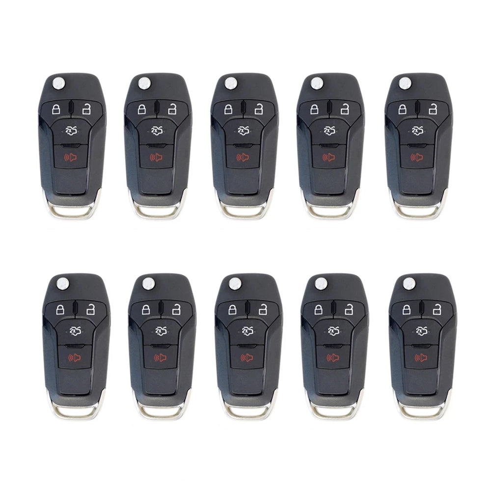 2013 - 2016 Ford Fusion Remote Flip Key 4B FCC# N5F-A08TAA (10 Pack)
