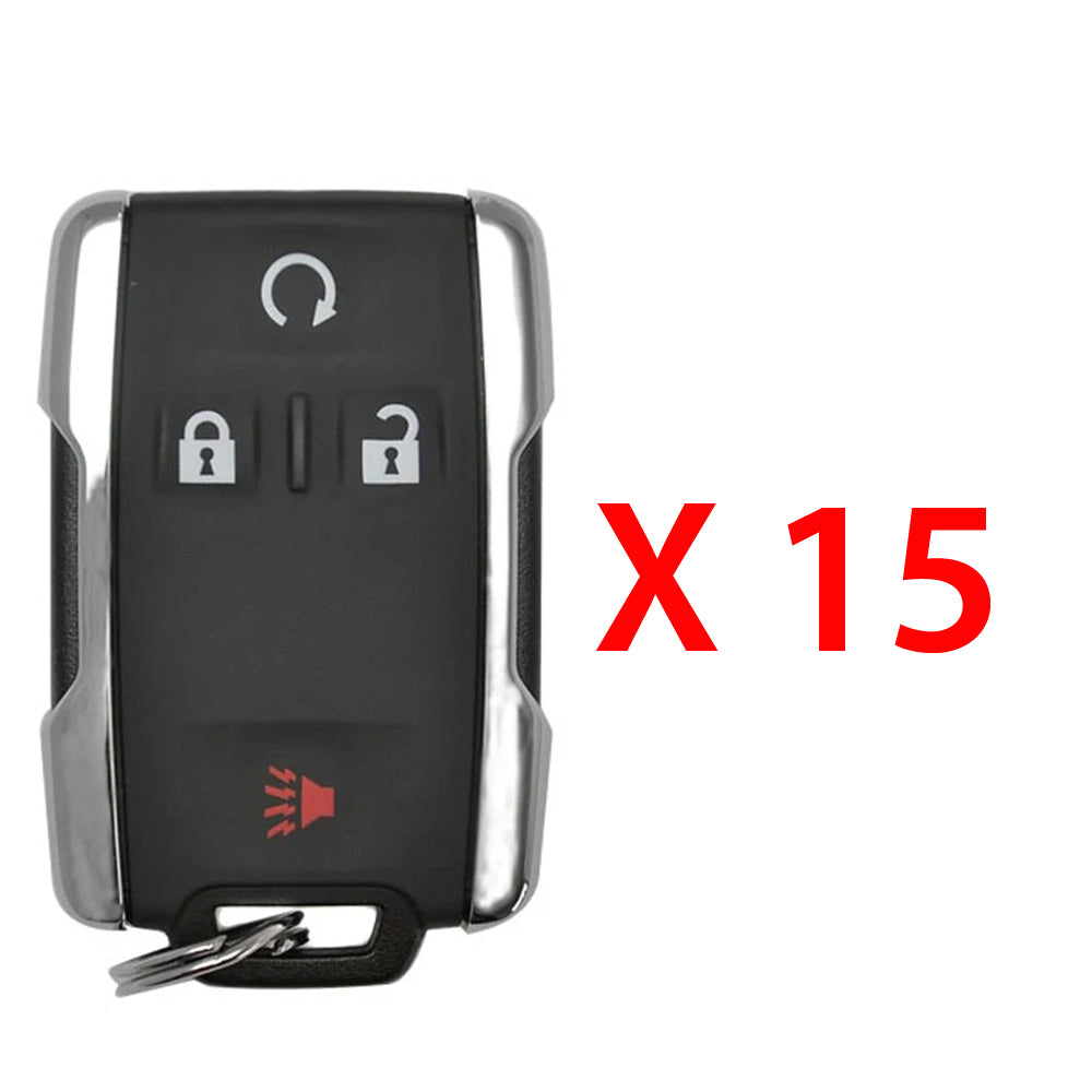 2014 - 2022 GMC Keyless Entry 4B Fob W/ Trunk FCC# M3N32337100 - 13580082 (15 Pack)