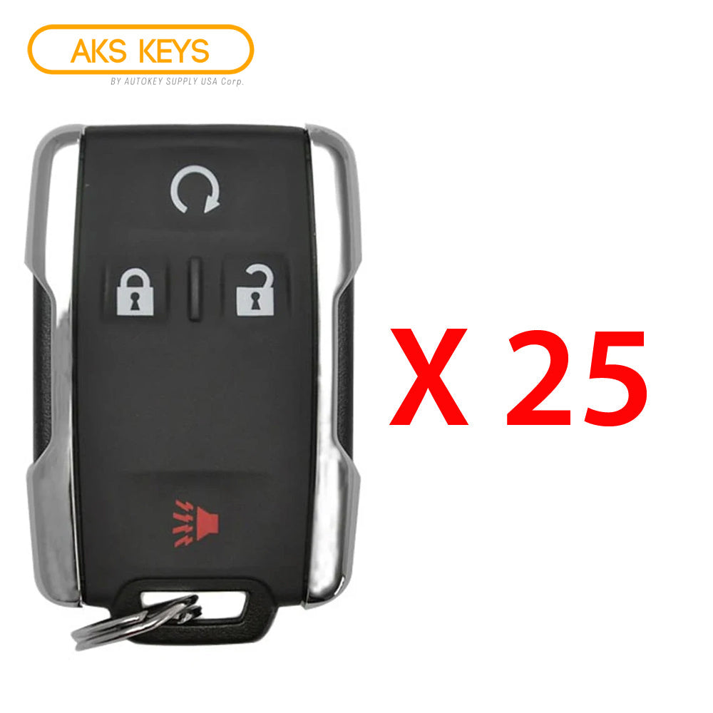 2014 - 2022 GMC Keyless Entry 4B Fob W/ Trunk FCC# M3N32337100 - 13580082 (25 Pack)