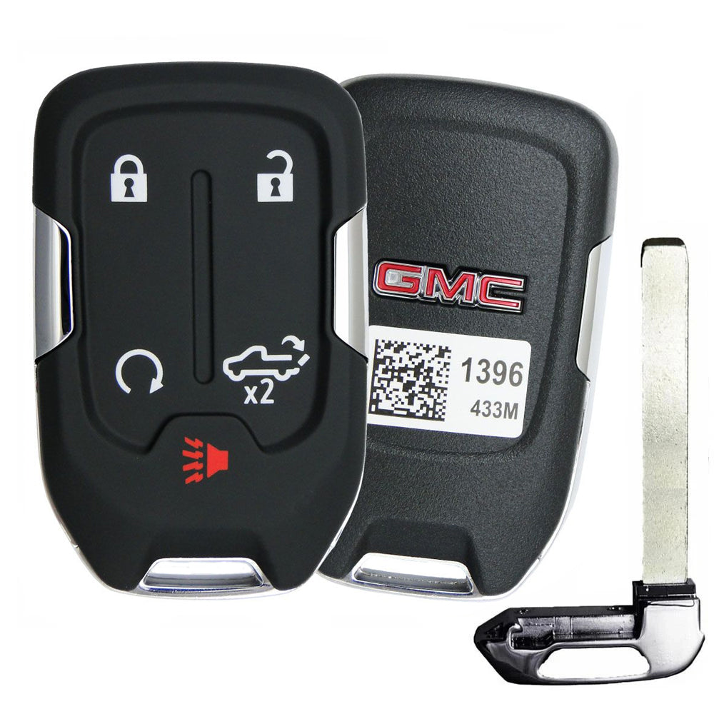 2019 2020 GMC Sierra Smart Key 5B W/ Remote Start & Tailgate Fob FCC# HYQ1EA - 13591396