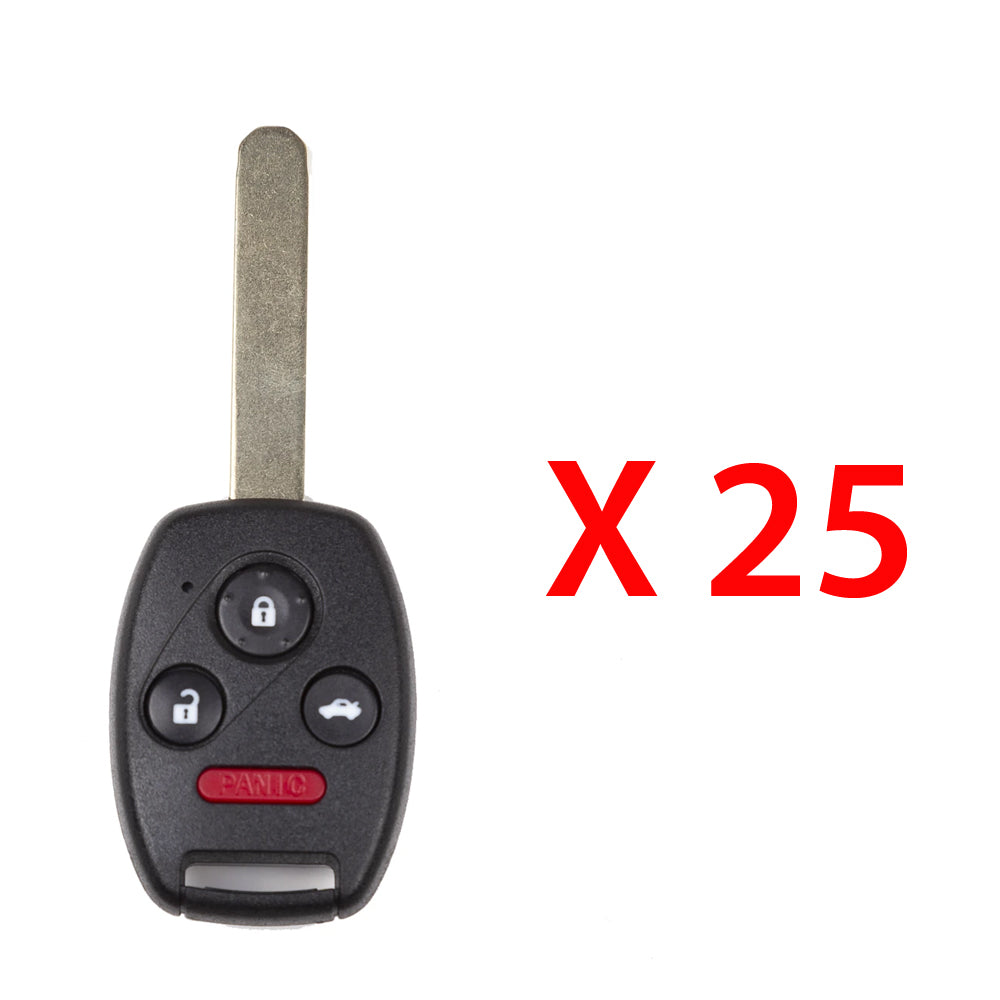 2003 - 2007 Honda Accord Remote Head Key 4B FCC# OUCG8D-380H-A (25 Pack)
