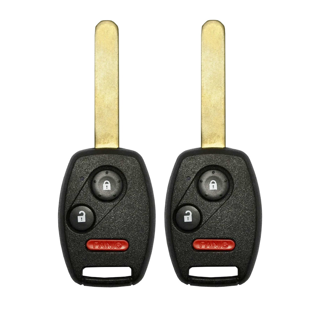2005 - 2014 Honda Remote Head Key 3B FCC# OUCG8D-380H-A (2 Pack)
