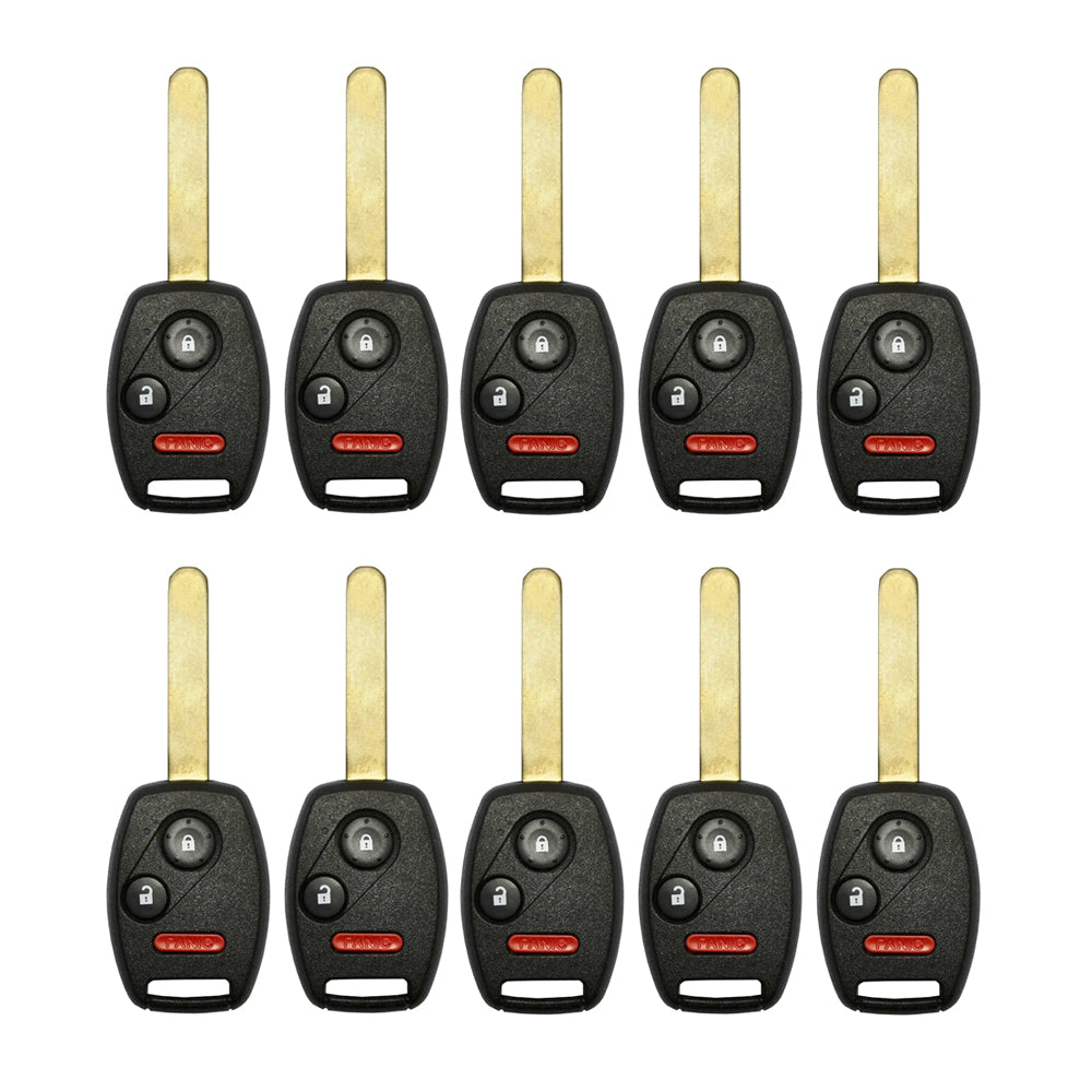 2005 - 2014 Honda Remote Head Key 3B FCC# OUCG8D-380H-A (10 Pack)