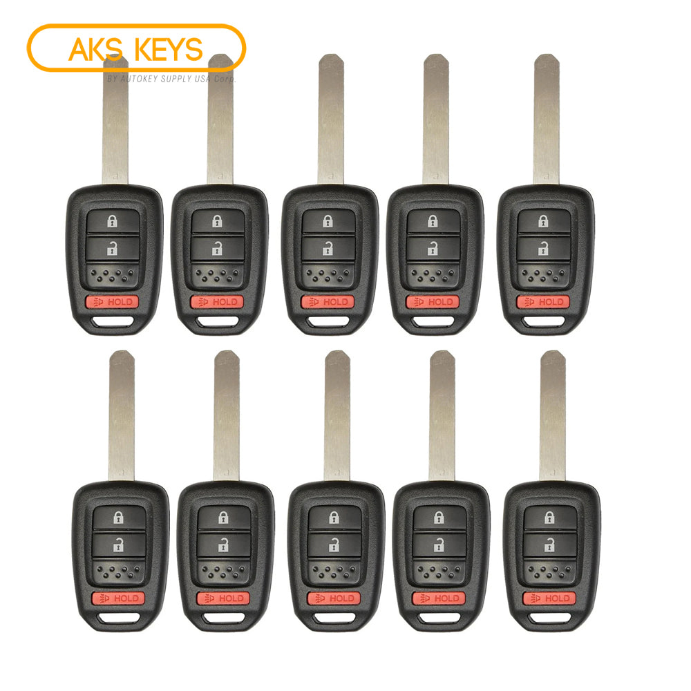 2013 - 2015 Honda Remote Head Key 3B FCC# MLBHLIK6-1T (10 Pack)