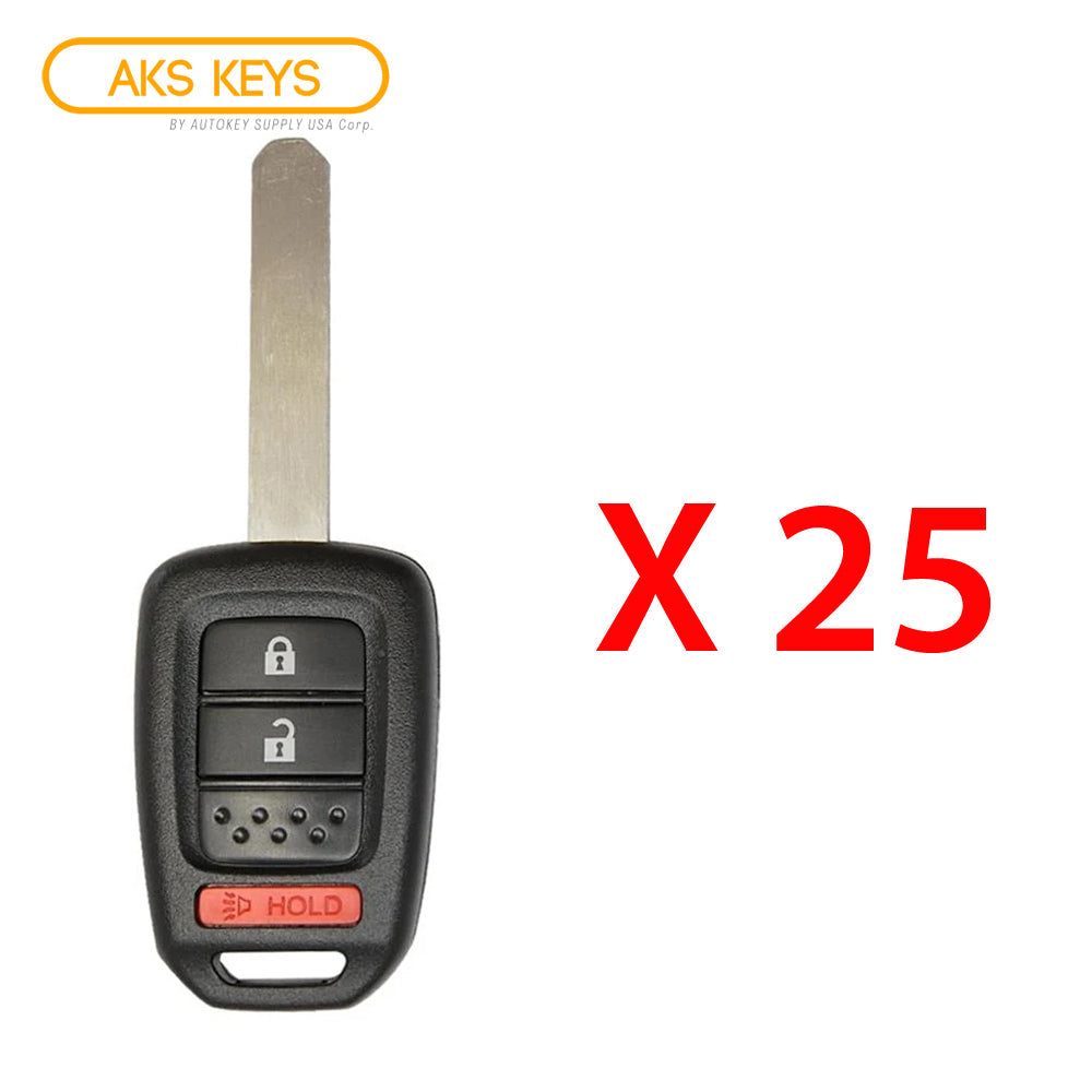 2013 - 2015 Honda Remote Head Key 3B FCC# MLBHLIK6-1T (25 Pack)