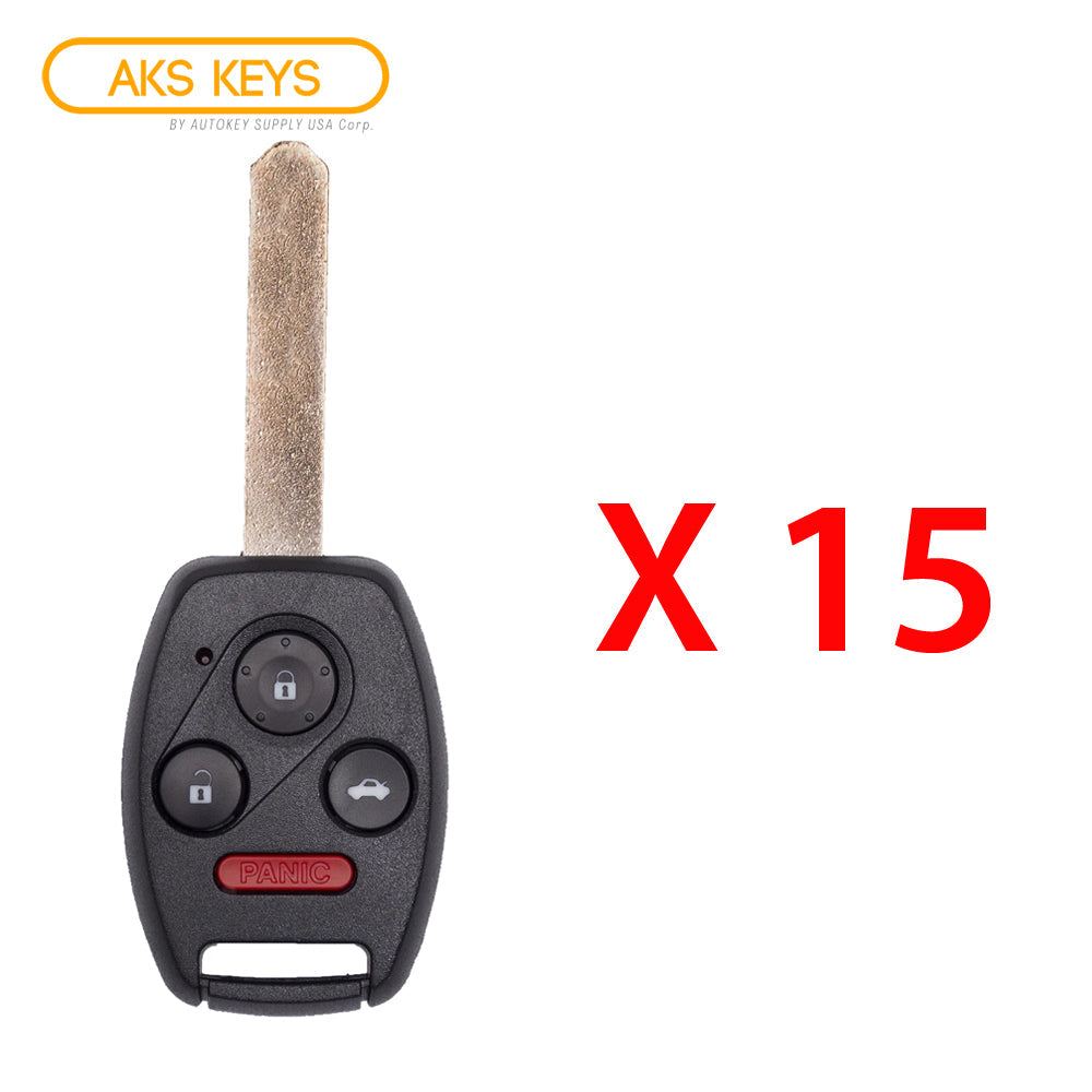2005 - 2006 Honda CR-V Remote Head Key 4B FCC# OUCG8D-380H-A (15 Pack)