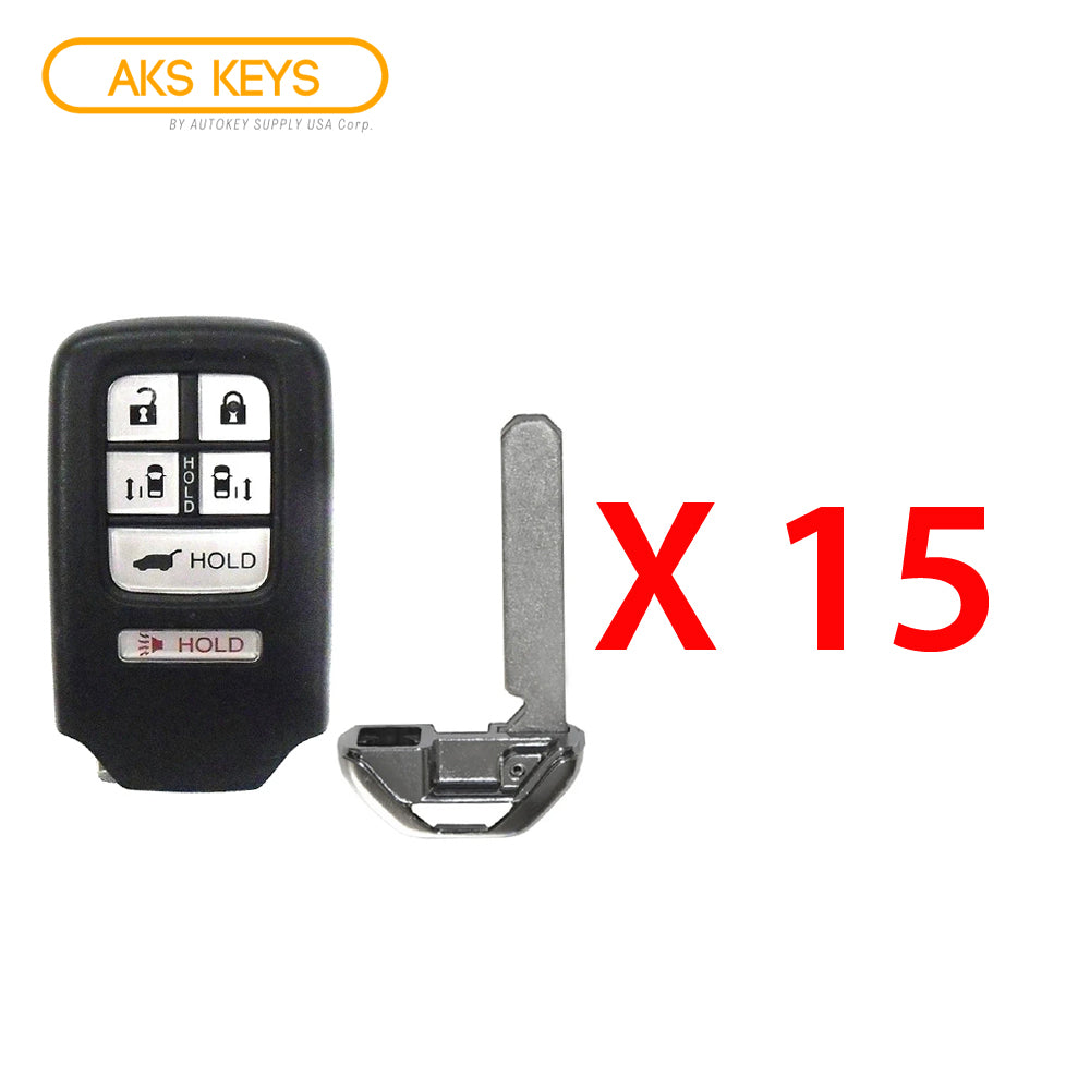 2014 - 2017 Honda Odyssey Smart Key 6B FCC# KR5V1X (15 Pack)