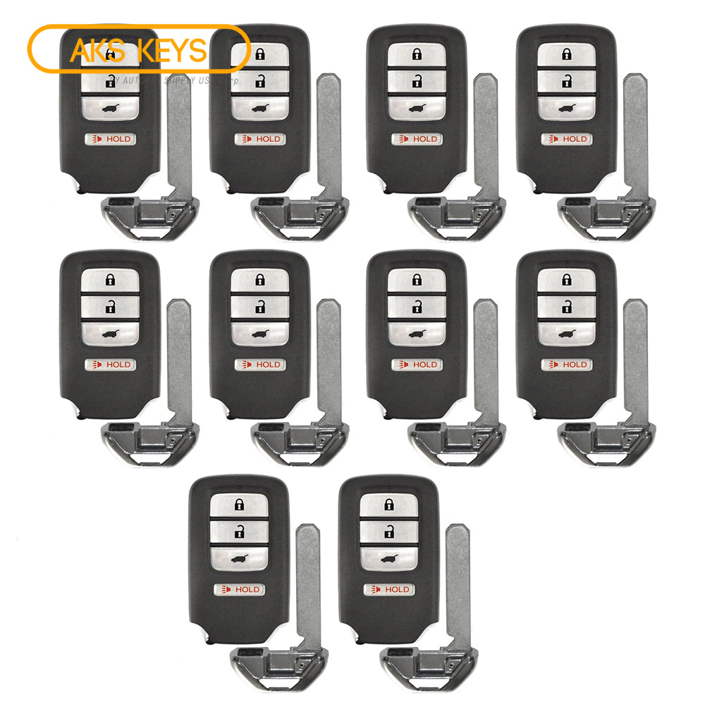 2016 - 2020 Honda Smart Key 4B FCC# KR5V1X (10 Pack)