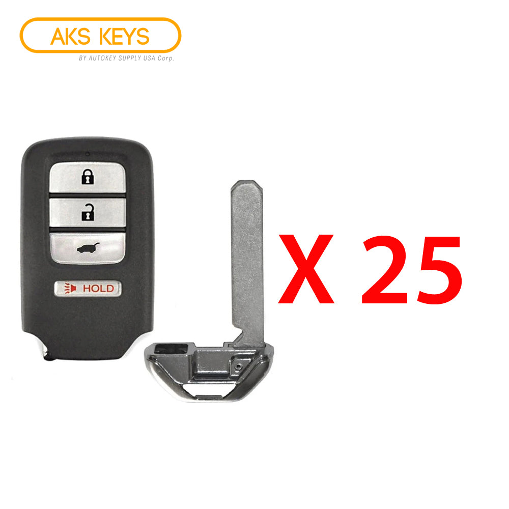 2016 - 2020 Honda Smart Key 4B FCC# KR5V1X (25 Pack)
