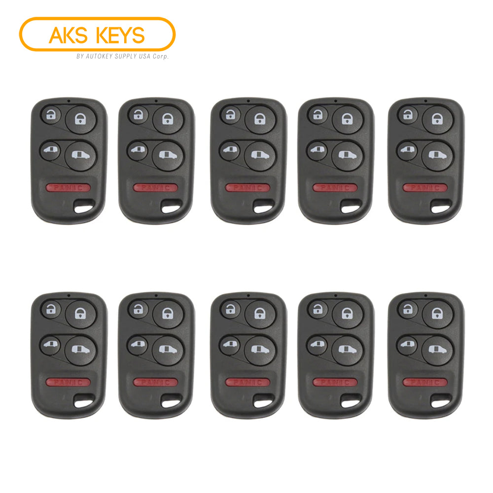 Keyless Remote Fob Compatible with Honda Odyssey 2005 2006 2007 2008 2009 2010 5B FCC# OUCG8D-399H-A (10 Pack)