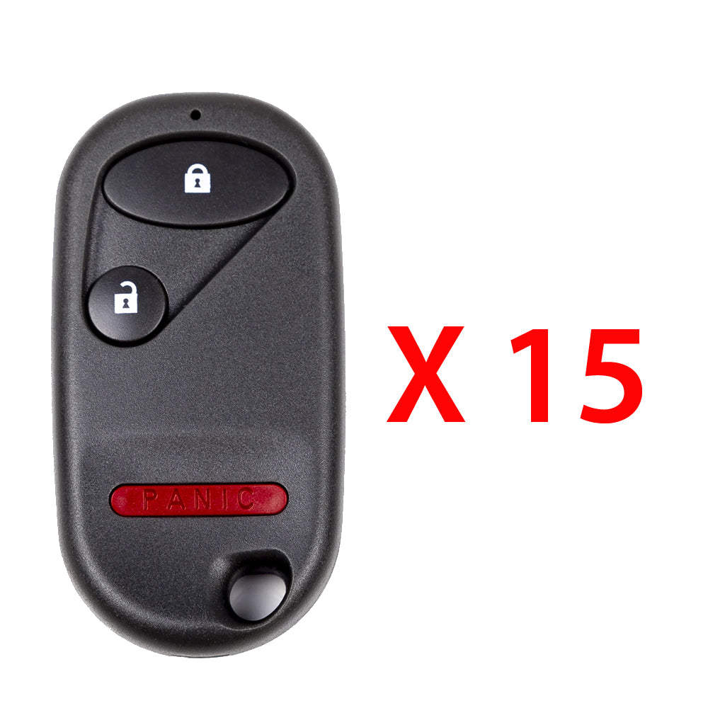 2002 - 2011 Honda Remote Control 3B FCC# OUCG8D-344H-A (15 Pack)