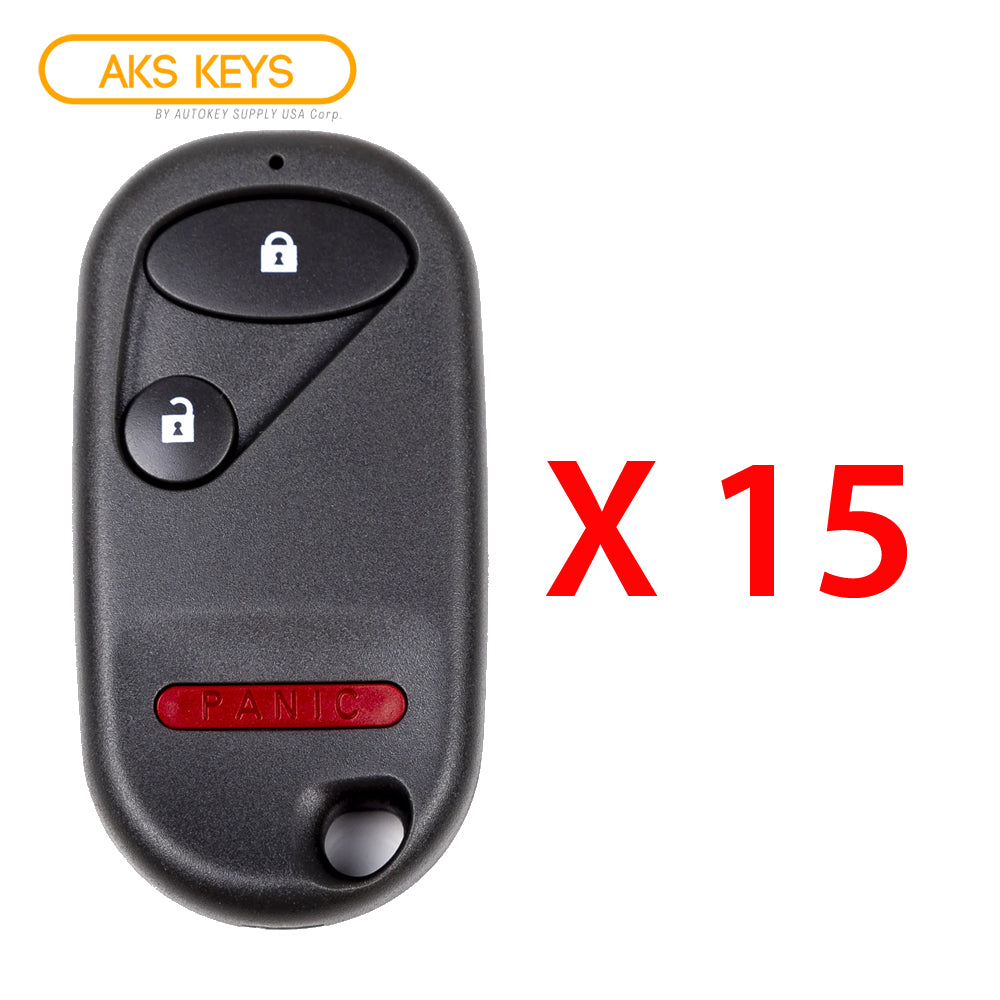 2002 - 2011 Honda Remote Control 3B FCC# OUCG8D-344H-A (15 Pack)