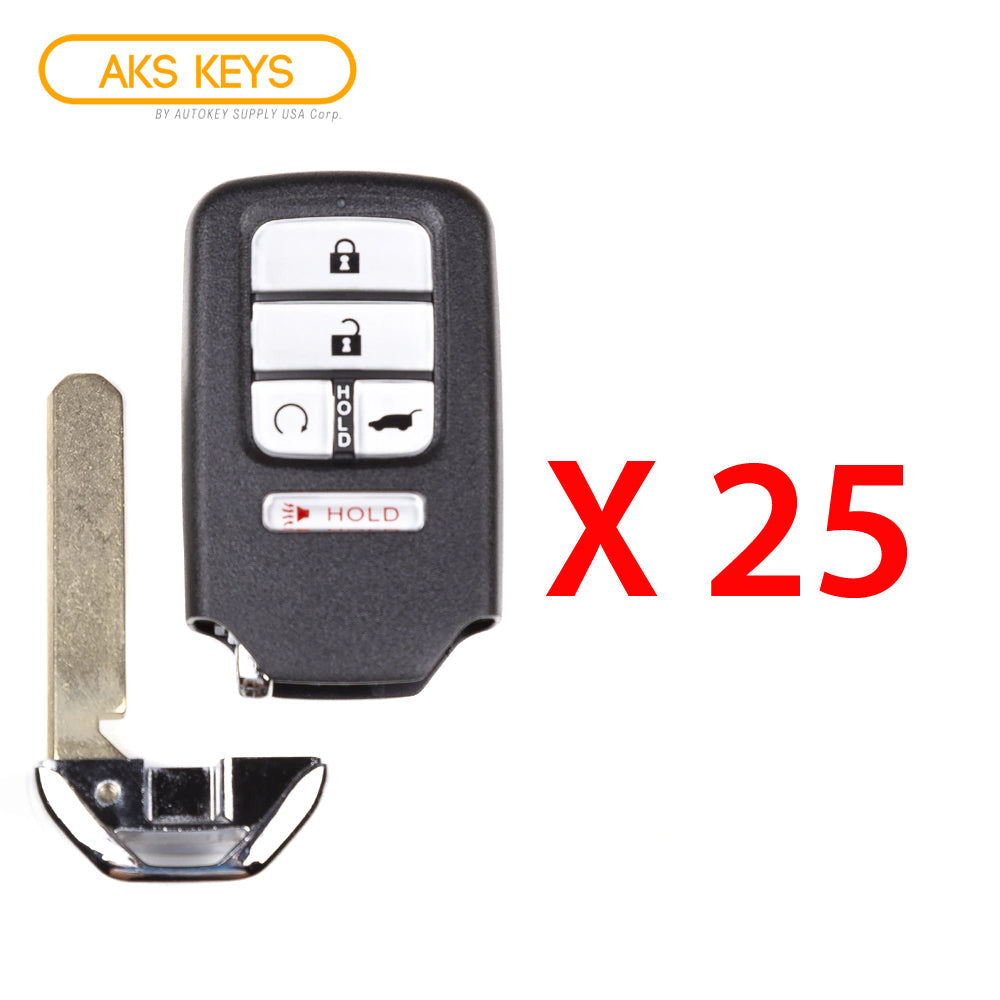 2016 - 2018 Honda Pilot Smart Key 5B FCC# KR5V2X V44 (25 Pack)