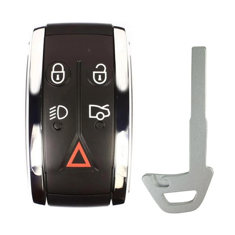 Replacement Key Fob For Jaguar S-Type 2001-2008 – Black, Programmable By Dealer/Locksmith (Batteries Included)