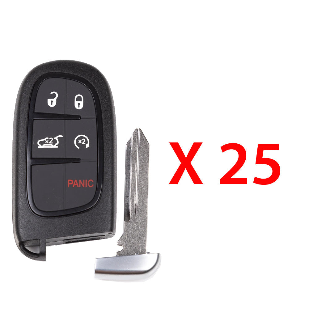 2014 - 2023 Jeep Cherokee Smart Key 5B Fob FCC# GQ4-54T (25 Pack)