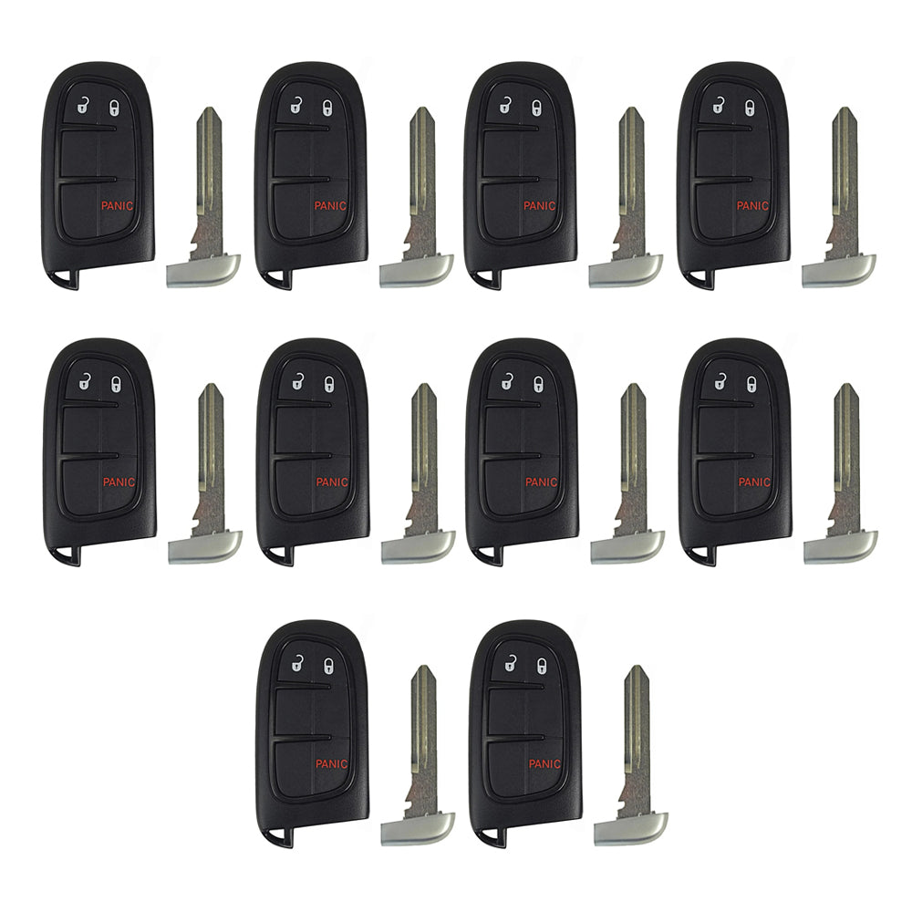 2014 - 2023 Jeep Cherokee Smart Key 3B Fob FCC# GQ4-54T (10 Pack)