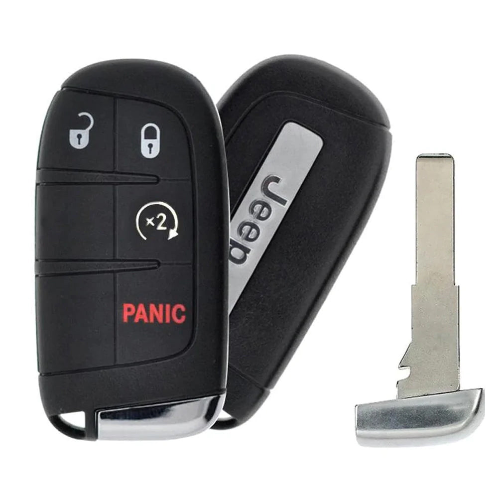 2017 - 2024 Jeep Compass Smart Key 4B Fob W/ Remote Start FCC# M3N-40821302