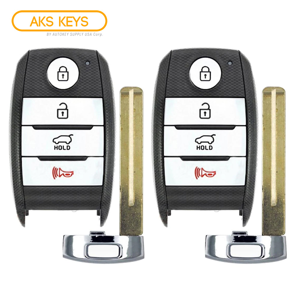 2016 - 2019 Kia Sportage Smart Key 4B FCC# TQ8-FOB-4F08 (2 Pack)