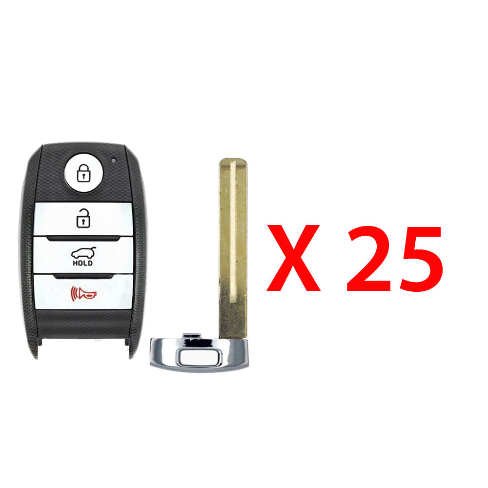 2016 - 2019 Kia Sportage Smart Key 4B FCC# TQ8-FOB-4F08 (25 Pack)
