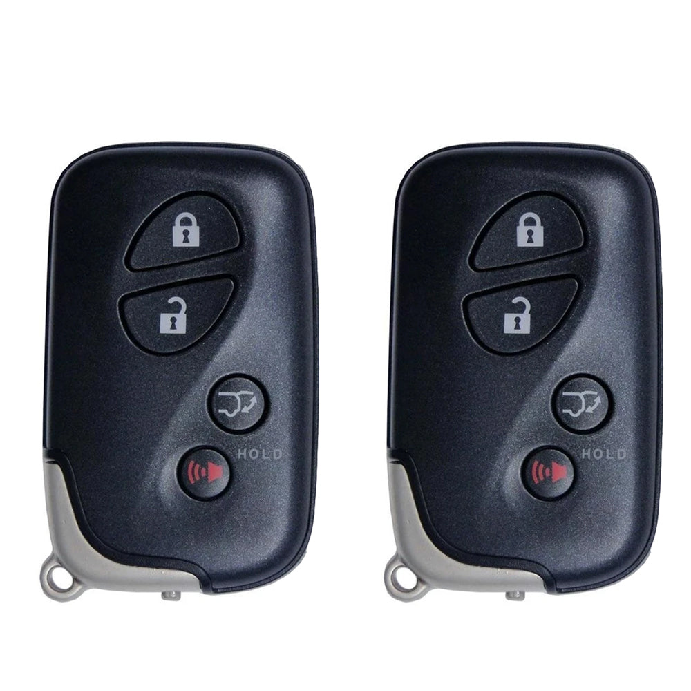 2010 - 2015 Lexus Smart Key 4B W/ Hatch Fob FCC# HYQ14ACX - 5290 Board - 89904-0E031 (2 Pack)