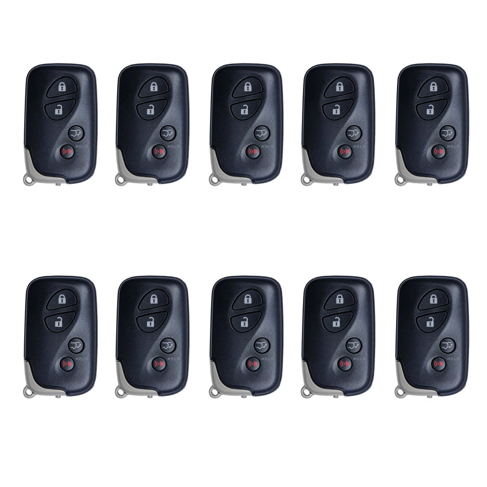 2010 - 2015 Lexus Smart Key 4B W/ Hatch Fob FCC# HYQ14ACX - 5290 Board - 89904-0E031 (10 Pack)