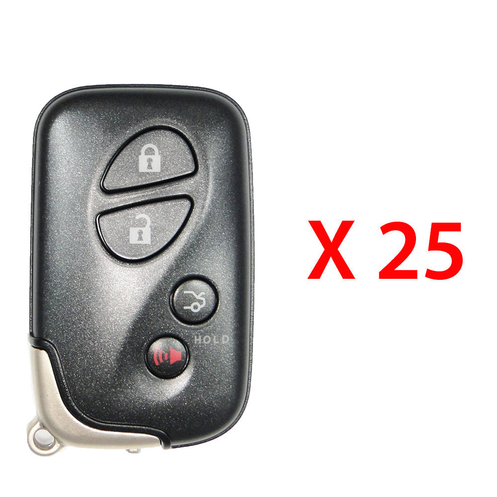 2006 - 2008 Lexus Smart Key 4B W/ Trunk Fob FCC# HYQ14AAB - 0140 Board - 89904-30270 (25 Pack)